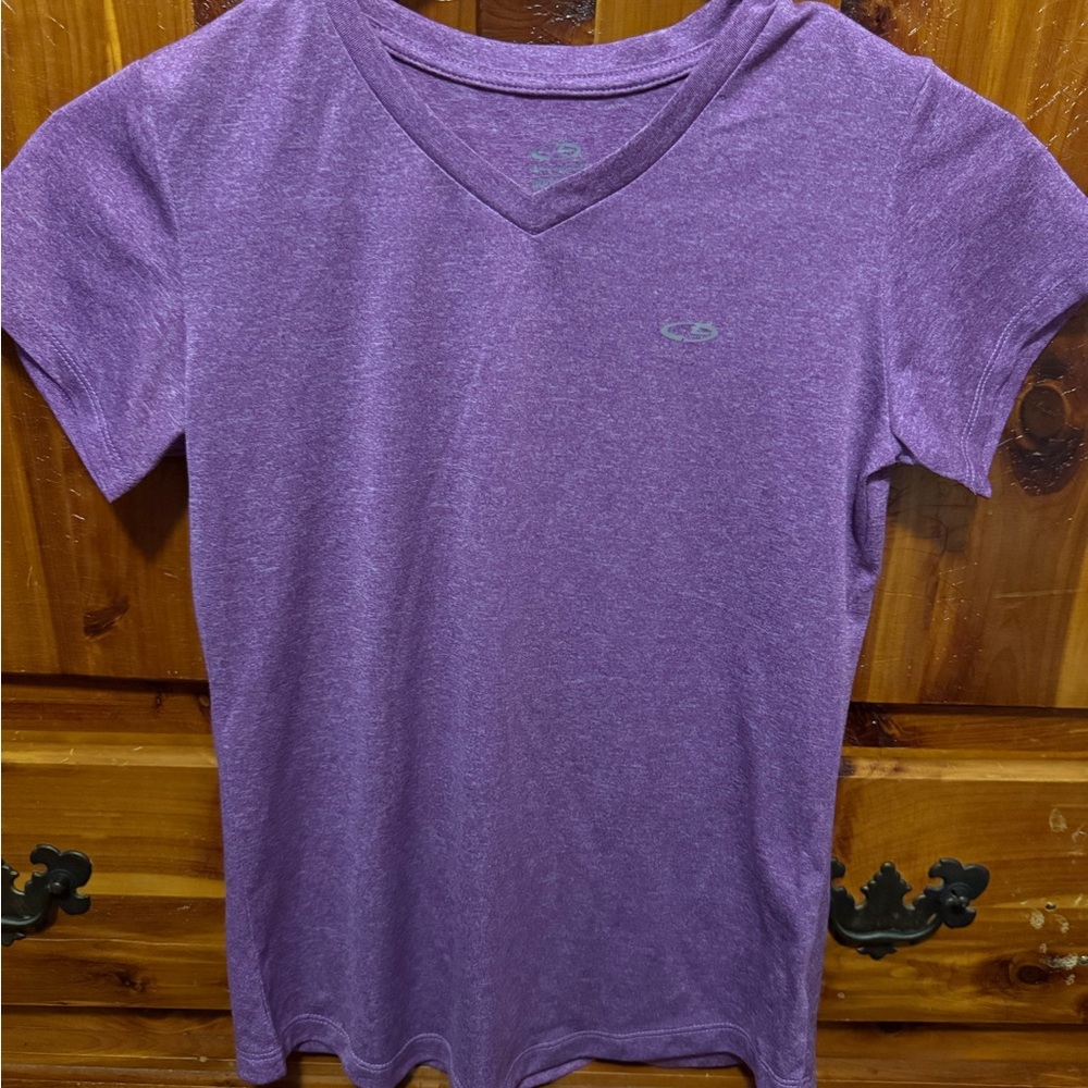 “Worn Once” Size 10/12! Purple V-Neck kidsTop